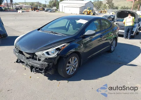 2016 Hyundai Elantra Se z USA, uszkodzony, nr VIN 5NPDH4AEXGH662838